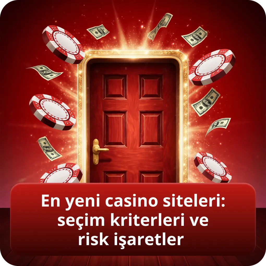 En yeni casino siteleri: seçim kriterleri ve risk i̇şaretler