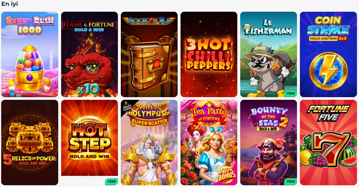 Slot casino siteleri ve popüler otomatikler